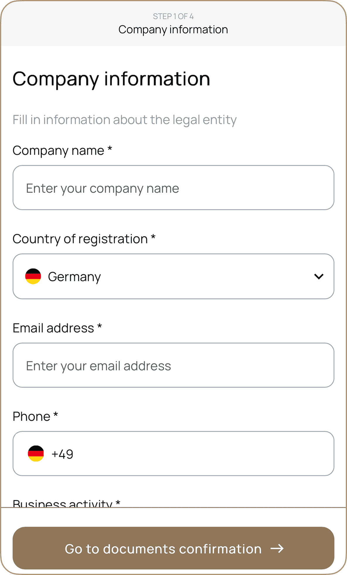 Documentation step mobile image